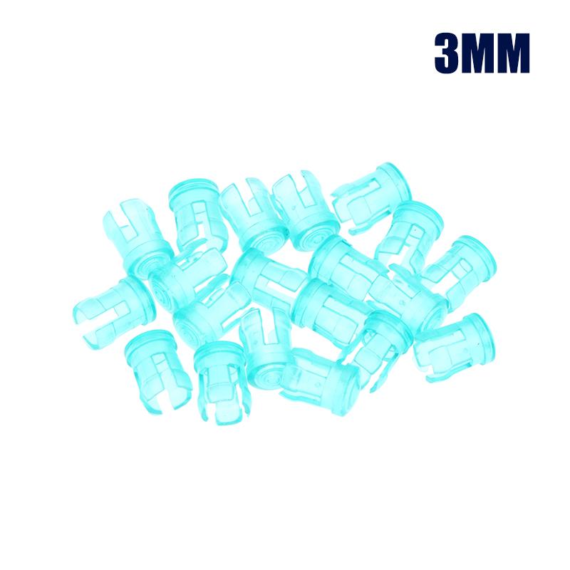 20 Adet 3MM 5MM LED Işık Kılavuz Başlığı Abajur Şeffaf Diyot Kapağı Kendin Yap Devre Projeleri İçin