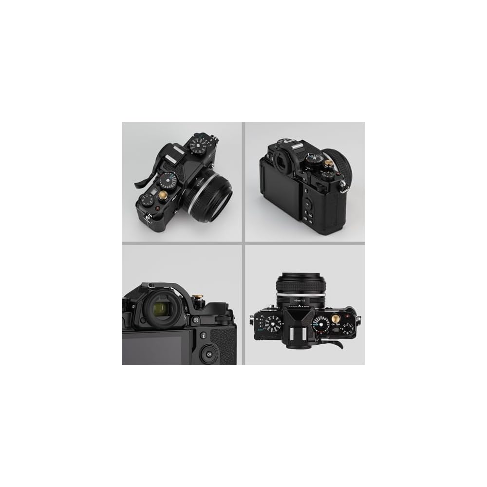 Haoge Metal Thumb Rest Hand Grip for Nikon Zf Camera Accessory, Black THB-ZF-B (Hot Shoe Thumb Rest)