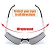 FEISEDY Polarized Sports Sunglasses with UV Large for Outdoor B2837 Men's Protection, Lens, Activities, Golf, Cycling,