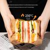 Silicone Oil-Proof Baking Paper with English Retro Print for French Fries, Sandwiches, Burgers, Bread, and Pizza