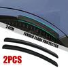 24cm Black Universal Car Wheel Eyebrow Arch Protector Trim Lips Fender Flares