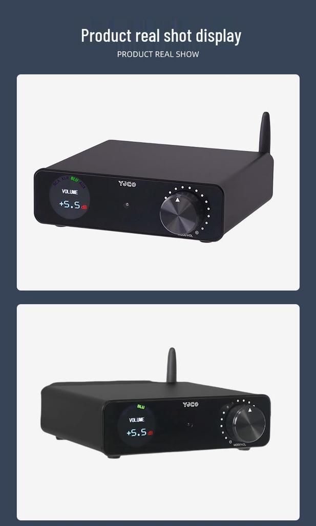 D325Q HiFi Bluetooth Digital Audio Amplifier with Remote Control