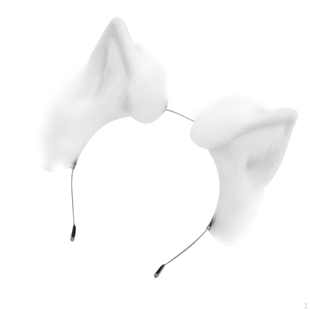 Cute Kitten Ears Headband Photo Props Costume Accessories Headwear Party Headdress Hood