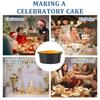 4Pcs Round Cake Mold Nonstick 4'' Aluminum Alloy Cake Tin One Piece Design Cake Pan Kitchen Baking Utensils for Oven Air Fryer