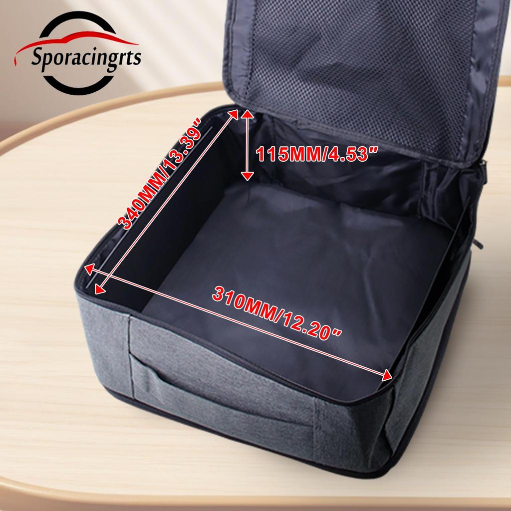 Sporacingrts Honda Dedicated Seat Storage Bag Increased Storage Compact Compatible with Easy Installation Tools N-BOX Under-Passenger - Capacity,