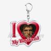 Hunger Games Popular I Love My Boyfriend Josh Hutcherson Key Chain Keychains Movie Ring for Bag Pendant Keyring Jewelry Gifts