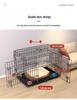 Bold Nano Indoor Pet Cage: Compact Iron Cage for Small Dogs, Transportable and Spacious Bed for Large Dogs