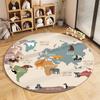 Runder Tiermodularer Teppich Kinderzimmer Lesen Neue Teppiche Schlafzimmer Nachttisch Sofa Couchtisch Wasserdicht Rutschfester Teppich