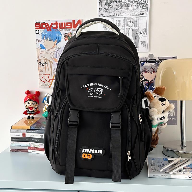 Schoolbag1011 new high-value versatile backpack lightweight junior high school girls high school students party schoolbag women travel backpack