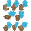 Molds, Cookie Cutters, Cake, Cookie, Gingerbread Cutters, Christmas 8 Pcs