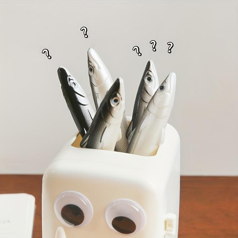 3 Eye-Catching Fun Fish-Shaped Ballpoint Pen - Perfect for School, Office, and Party Gifts - Unique Ocean-Themed Stationery Gift