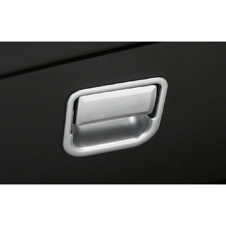 Co-Pilot Storage Box Handle Sticker Trim For Chevrolet Equinox 18-21 Silver ABS