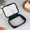 Women Clear PVC Makeup Bag Waterproof Toiletry Bag Carry On Makeup Bag Zipper Cosmetic Bag Travel Toiletry Organizer Pouch