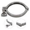 Abraçadeira Tri Clamp Higiênica Opcional Polegada Aço Inoxidável SS304 Polido