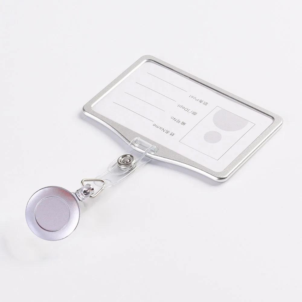 Ausweishalter Krankenschwester-Abzeichenhalter Krankenhaus Kartenhülle Ausziehbarer Abziehbarer Ausweishalter-Clip Kunststoff-Lanyard Namensschild Schlüsselanhänger Kartenclips