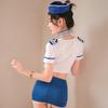 Sexy Costume Flight Attendant Sex Stewardess Uniform Cosplay Lingerie Bodysuit Role Play Outfits Female Teddie Underwear Dress