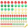 Christmas Ornaments 100 Pcs Red Gold Green