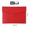 A4 Leather Magnetic File Bag with Custom Logo Options - Business Document Envelope Design in Multiple Specifications