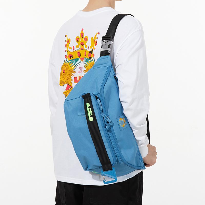 New Nike Fabric Shoulder Bag Crossbody Bag Sling Bag Fanny Pack Unisex Blue DB2478-469