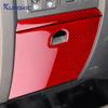 Real Soft Carbon Fiber Sticker For Renault Fluence Megane RS 2009 2010 2011 2012 2013 2014 LHD Driver's Storage Box Panel Trim