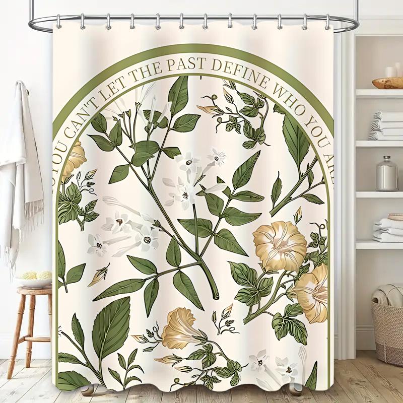 

Enchanting French Vintage Watercolor Hydrangea Shower Curtain Waterproof Polyester for Hotel Home Spa Bathroom Decor 90X180cm(35x70in)