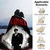 1pc Scarface-Inspired Flannel Blanket - Soft Cozy All-Season Throw for Bedroom, Sofa, Camping, Travel - Perfect Gift for Movie FansB34