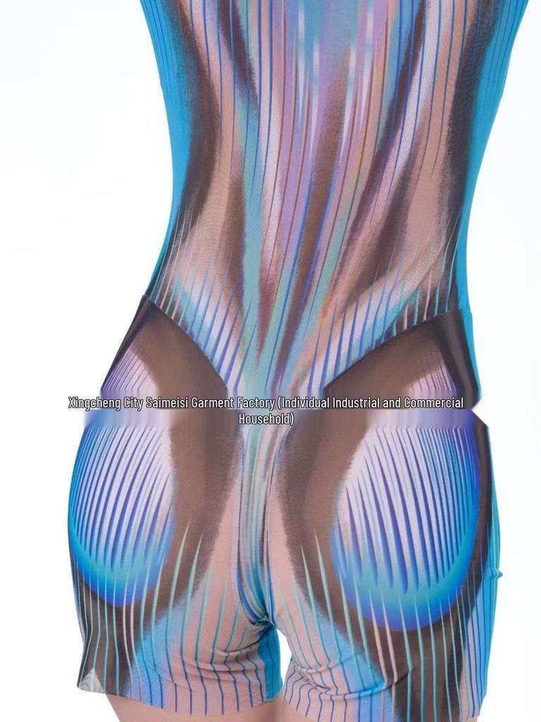 Russian Long-Sleeve One-Piece Swimsuit for Women