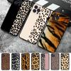 Fashion Tiger Leopard Print Phone Case Silicone Soft For Iphone 14 13 12 11 Pro Mini XS MAX 8 7 6 Plus X 2020 XR Shell