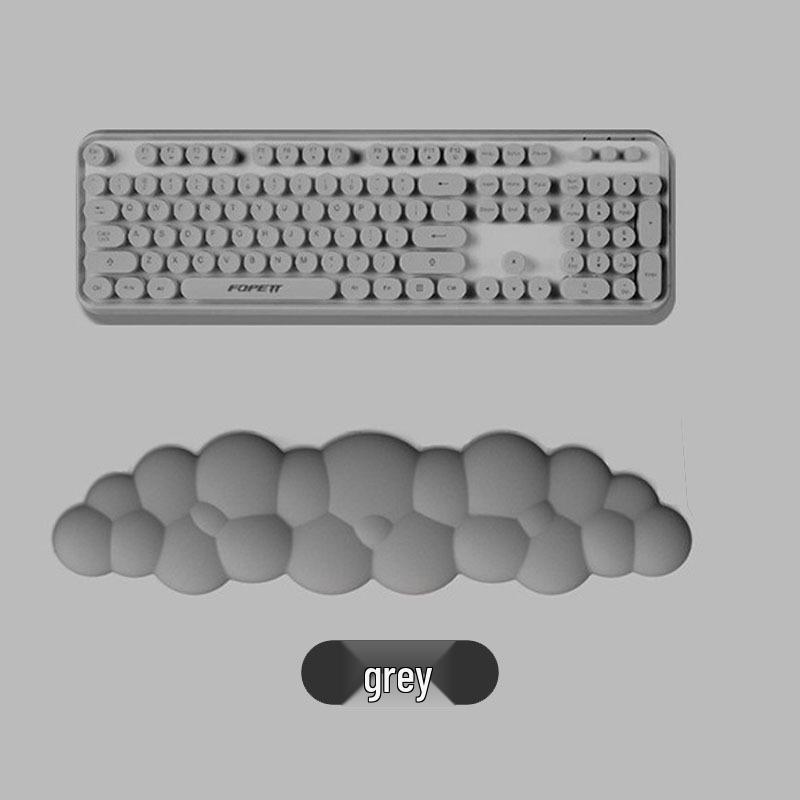 Bequeme Memory-Foam Handgelenkauflage Mauspad mit rutschfester PU-Oberfläche für Desktop-Büro