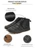 Waterproof Camo High-Top Snow Boots: Non-Slip, Velvet-Lined, Warm Outdoor Cotton Shoes for Autumn & Winter