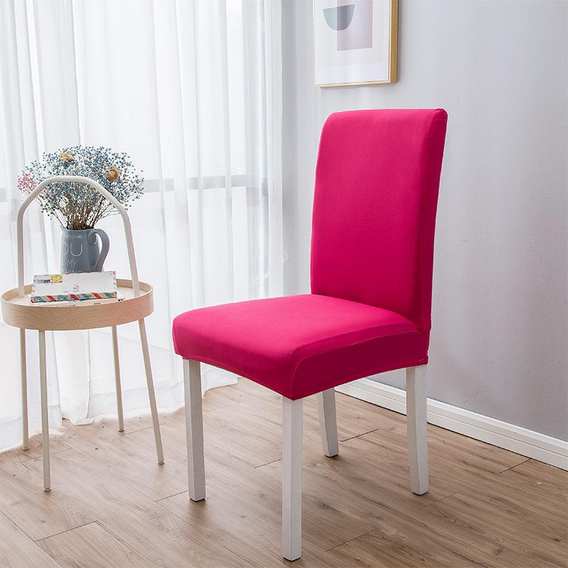 Solid Color Chair Cover Spandex Stretch Slipcovers Chair Chair Covers For Kitchen Dining Room Kitchen Wedding Banquet
