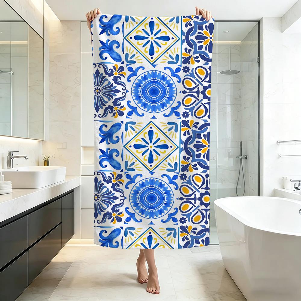 Exotic B-Bohemian Ethnic PatternS Towel Five-Star Hotel Quality Eco-Friendly Ultra Soft Thick Towels & Beach Towels