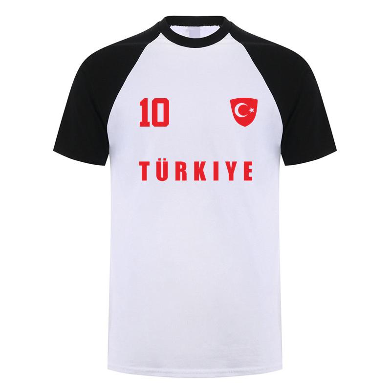 Turkey Footballer T Shirt Summer Cool Unisex Cotton Short Sleeve Turkey Tshirts Gift Unisex Tee Tops OT018