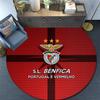 SL Benfica,Round Area Rug,Carpet Rug for Living Room Bedroom Sofa Playroom Decor,Non-slip Floor Mat