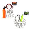 Fishing Stringer Live Fish Lock Aluminum Alloy Silicone Fish Stringer Clip Fish