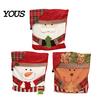 Festive Table Decor for Christmas Dining Chair Cover, Washable Seat Protector, Santa Snowman Covers Deer Slipcover Home Holiday Party Decorations