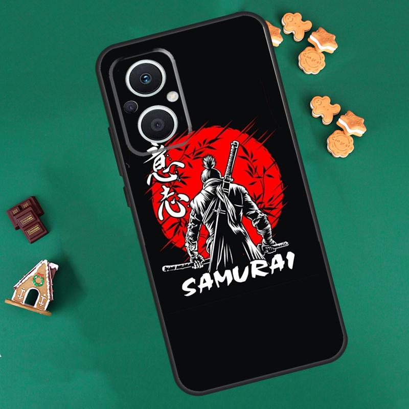 Samurai Japan Art Case For OPPO Reno 10 Pro 4Z 5Z 8T 4 5 6 7 8 Lite OPPO Find X6 Pro X3 X2 Neo X5 Lite Cover
