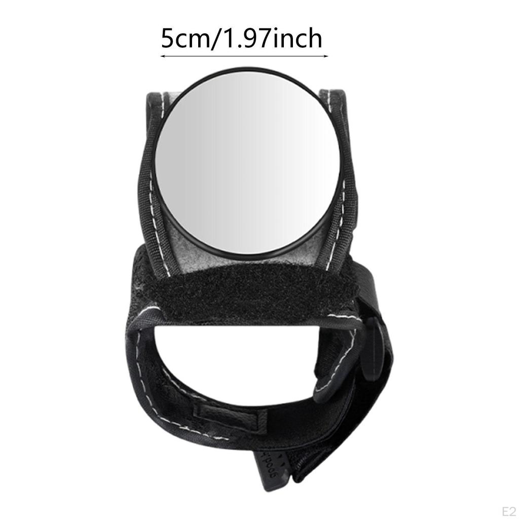 Cycling Wrist Strap Rearview Mirror, Enhanced Visibility, Gear Bicycle Mirror