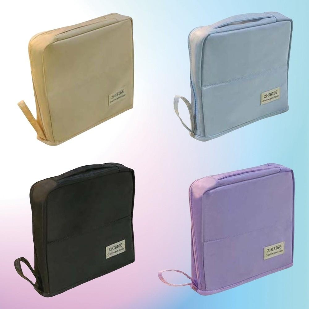 Cosmetics Storage Pen Storage Bag Large Capacity Stationary Holder Folding Pencil Case  Office Use