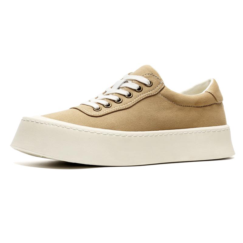 Casual trendy men's canvas shoes Minimalist and comfortable style Office School Outdoor Party Walking Men's Black Board Shoes