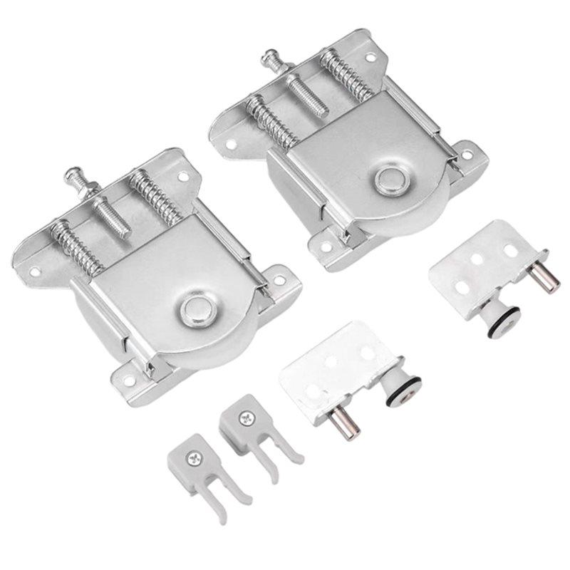 

ABUL-2Pcs Sliding Wardrobe Door Parts, Sliding Wardrobe Door Kit,Replacement For Sliding Wardrobe Door Wheels