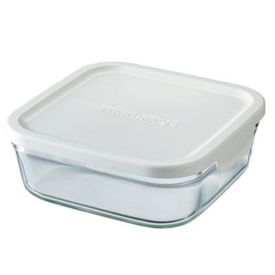 Iwaki Storage Container Pack Microwave Shallow M Small 800ml White Freezer Oven Microwave Possible &