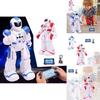 Kids' Intelligent Remote Control New Will Electric Robot Toy Blue/red Educational And Fun Dancing Robot