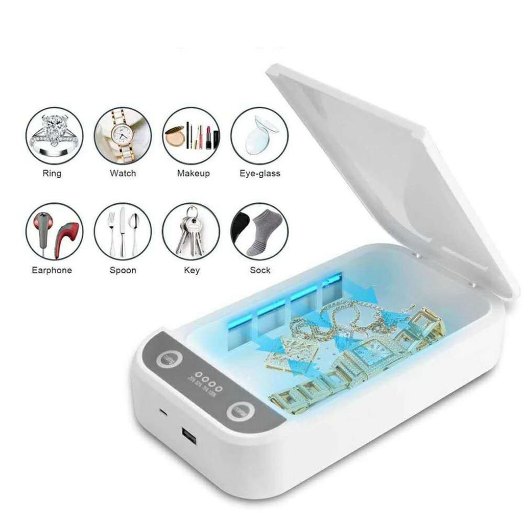 Multifunction Phone Ultraviolet Light Mouth‑Muffle Cleaning Box Washing Tool Accessory