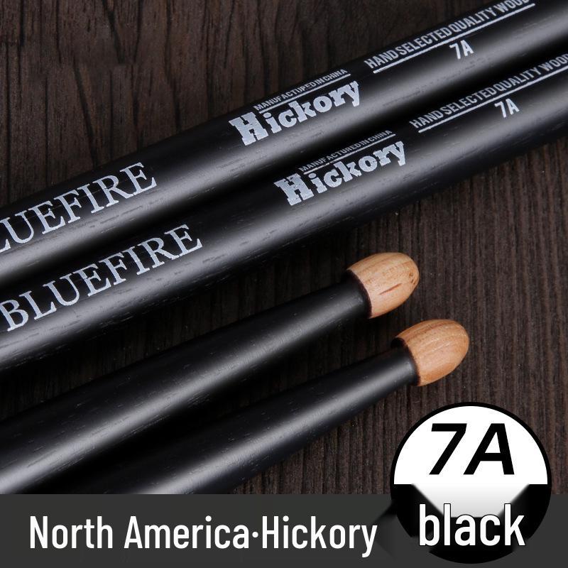 Han Lan Huo Solid Wood Drumstick Holder & Stand for 5A/7A Children's Drumsticks, Walnut Wood