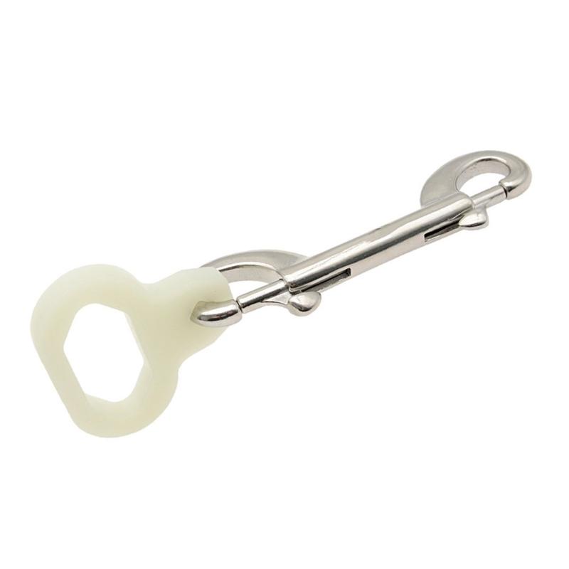 Night Glowing Diving Hook Clip Enhances Safety During Night Diving Quick Detach Diving Rings Light Weight Diving Clip
