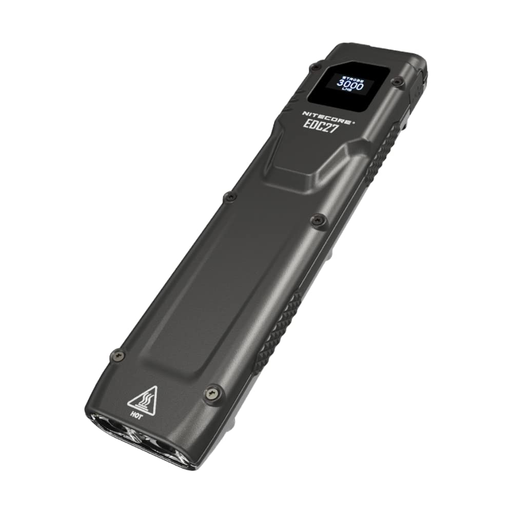 

Nitecore EDC27 3000 люмен Ультратонкий плоский EDC фонарь, в комплекте кабель, фонарик, перезаряжаемый через USB-C,