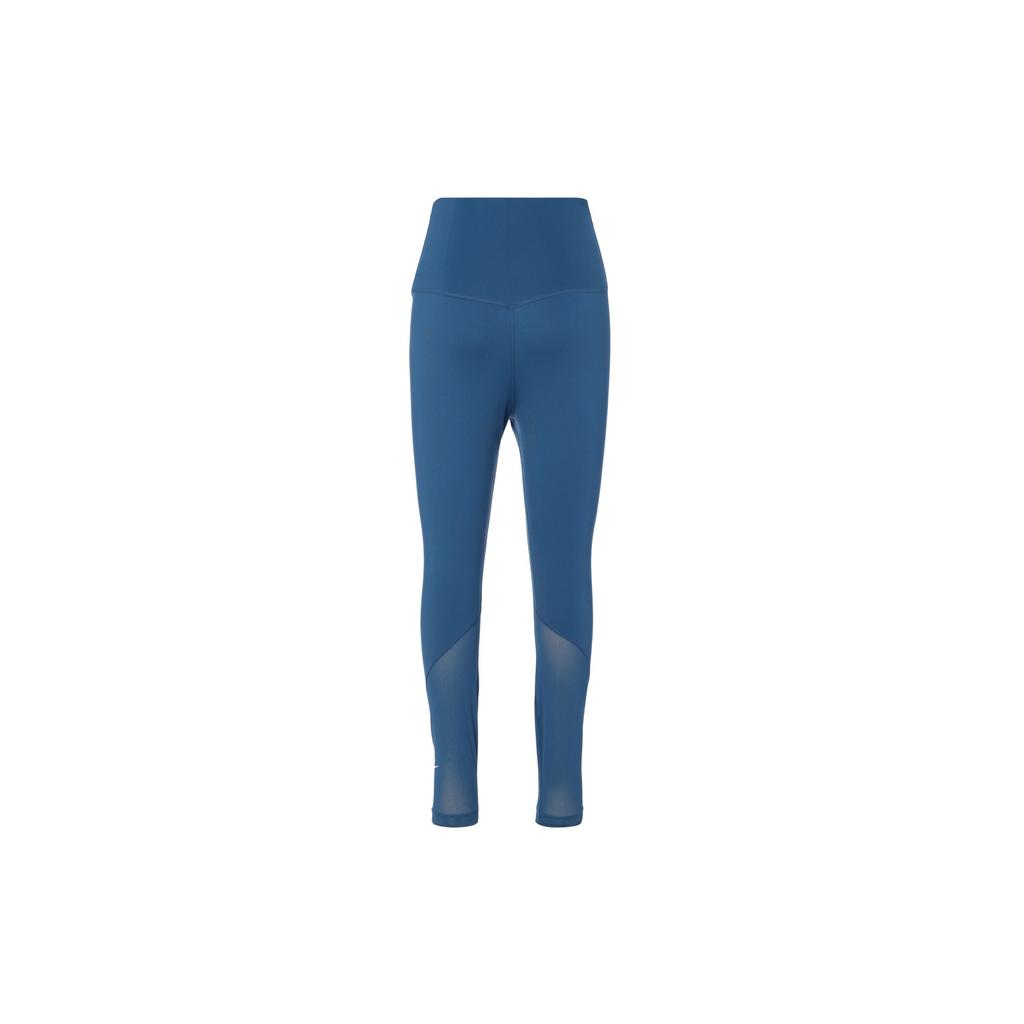 Nike Einfarbig Yoga Slim Fit Lässige Sport Lange Hose Damen Unterteile Blau DV9021-457