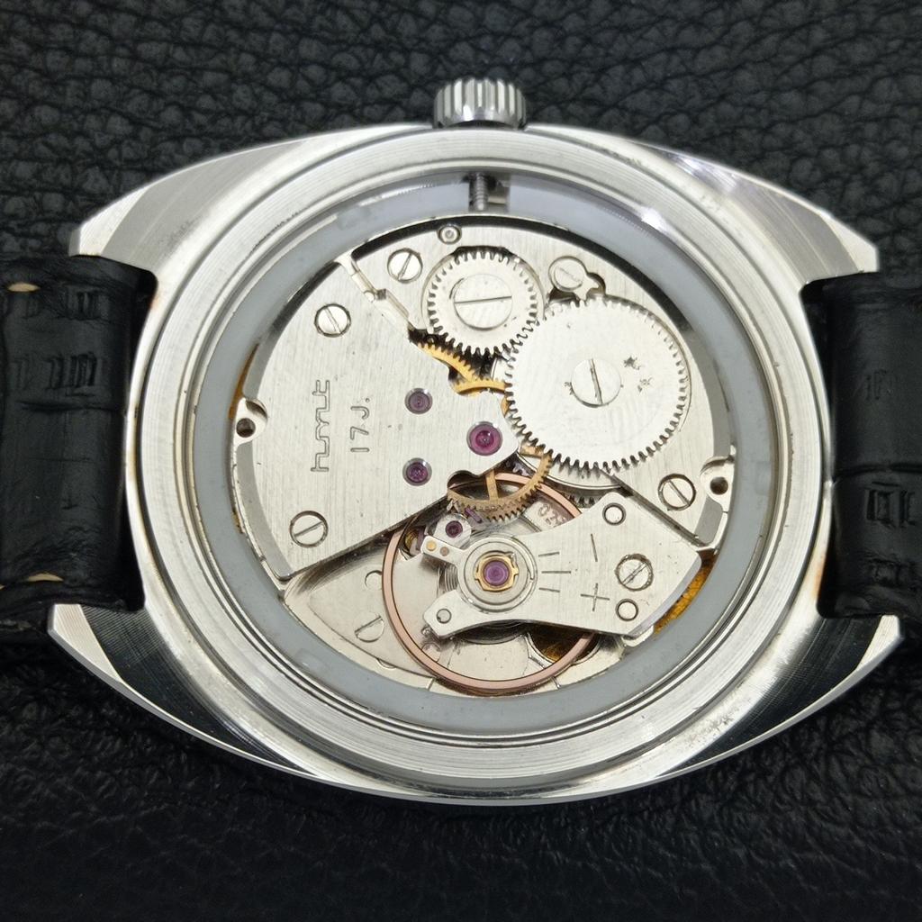 RELOJ VINTAGE DE CUERDA MANUAL HMT KOHINOOR INDIO PARA HOMBRE ESFERA COLOR AZUL a441002-4 HT-a441002