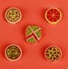 City Food Building Blocks Character Accessories Printing Set Fish Mushroom Fruit Burger Refrigerator Hot Dog Pizza Basin Toy